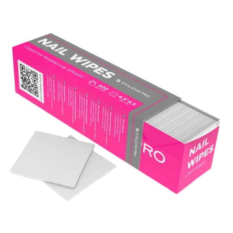 Staleks 400 Χαρτάκια Κυτταρίνης Nail Wipes Lint-Free WS-400