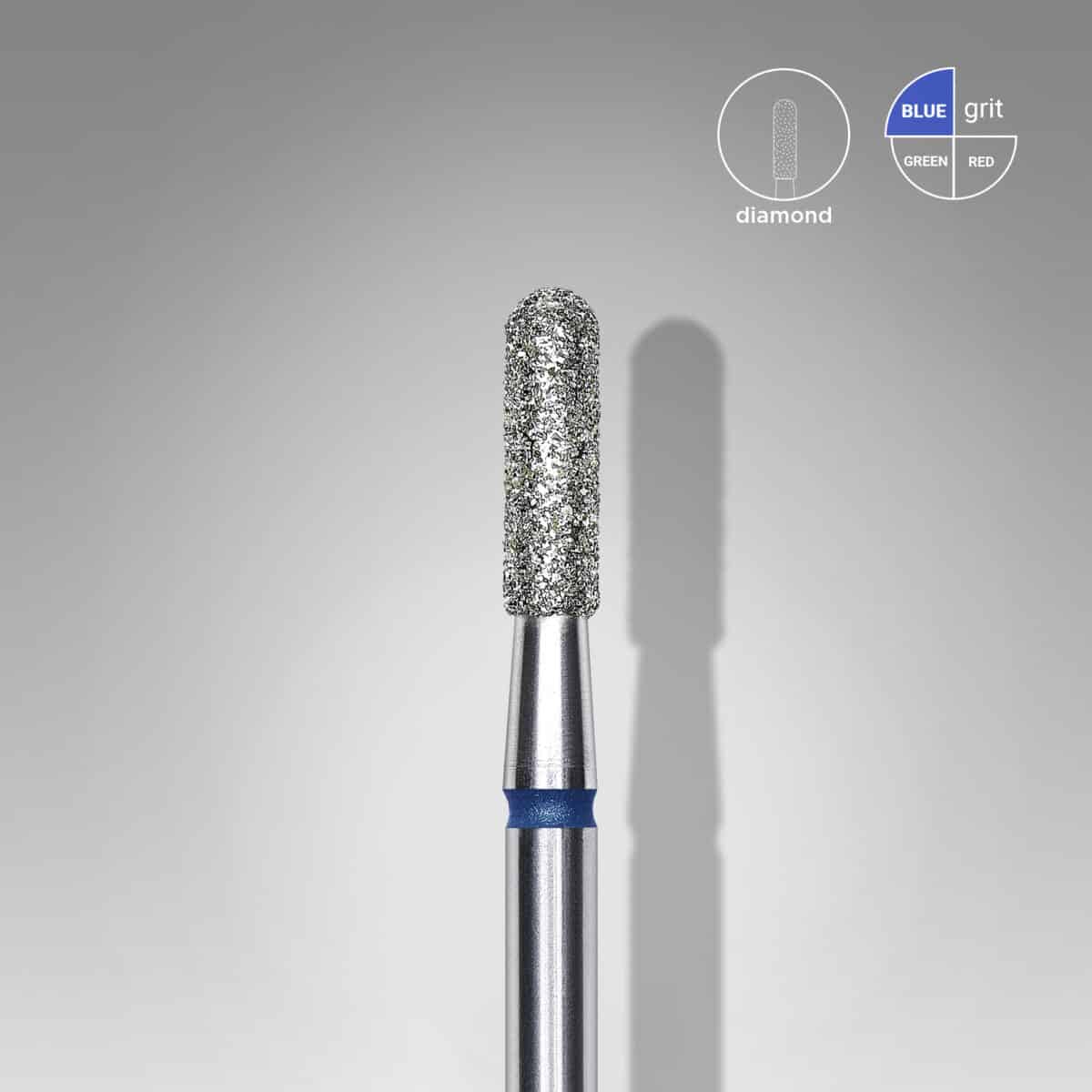 DIAMOND NAIL D BIT, ROUND. CYLINDER, BLUE, 2.3/8