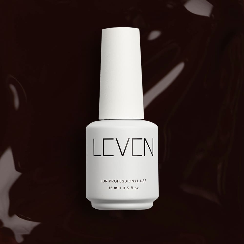 Leven | Ημιμόνιμο βερνίκι 15ml no. 394 Dark Choco