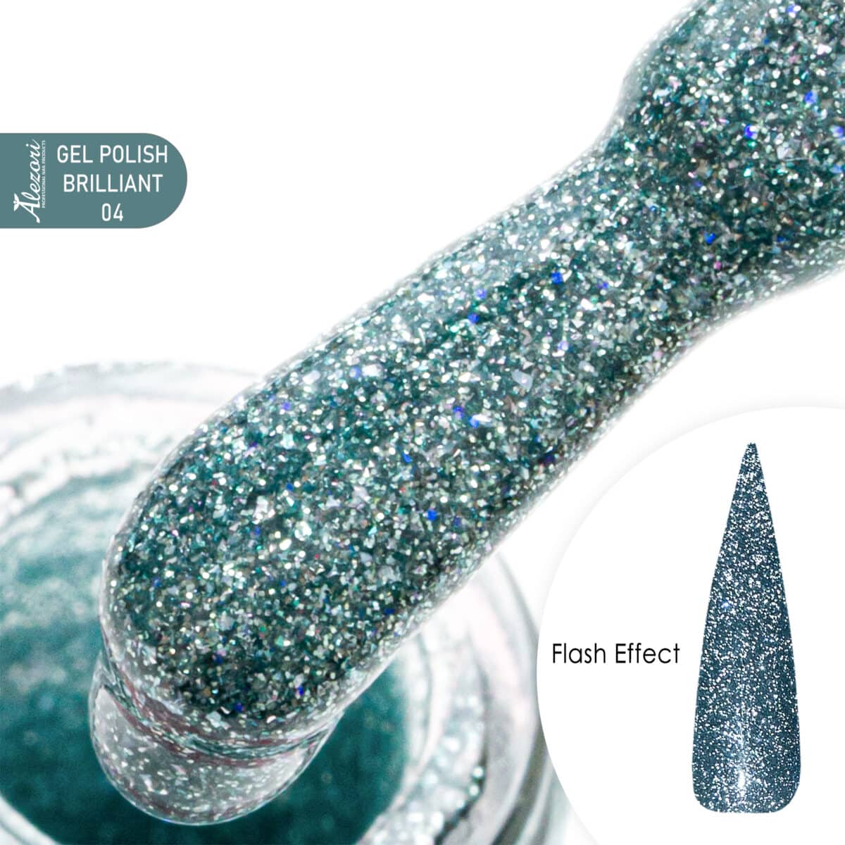 GEL POLISH BRILLIANT (FLASH EFFECT) 04 15ml.