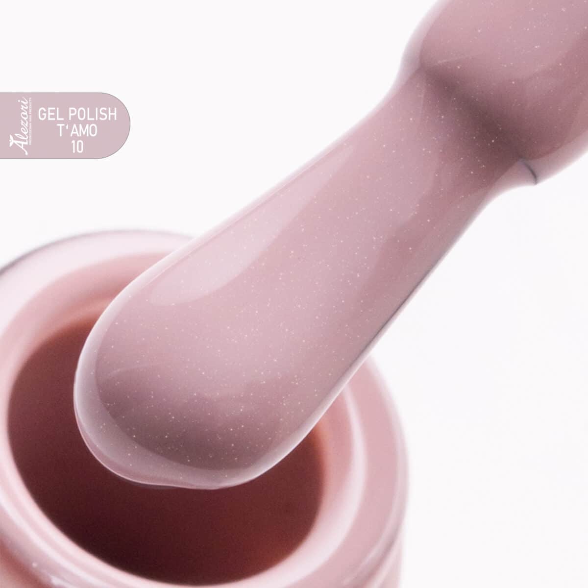 GEL POLISH T'AMO 10 (№3848 SHIMMER) 15ml.