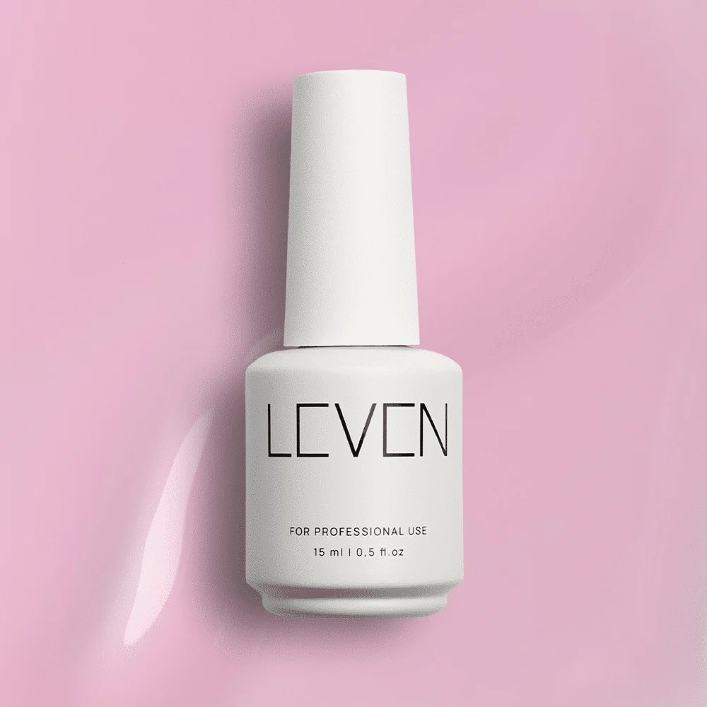 Leven | Ημιμόνιμο ημιδιάφανο βερνίκι 15ml no. S004 Cotton Pink