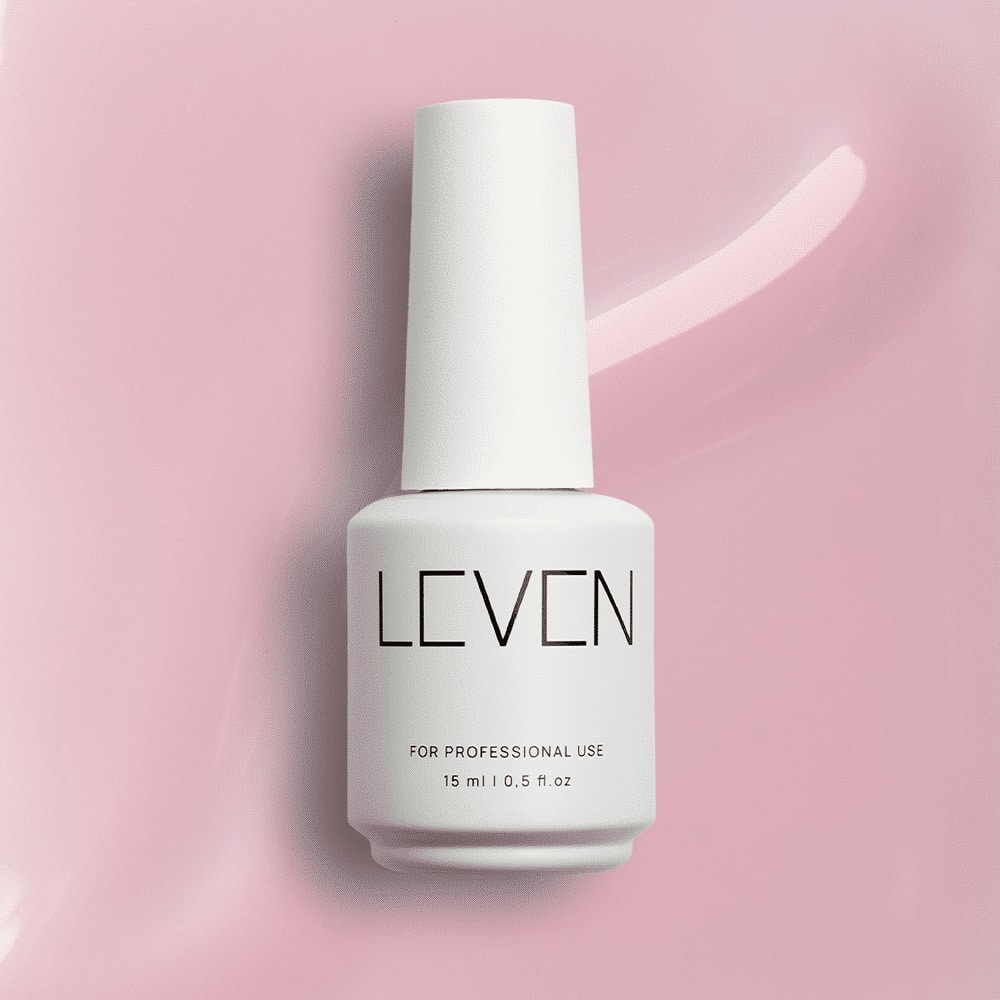 Leven | Ημιμόνιμο ημιδιάφανο βερνίκι 15ml no. S007 Delicate Rose