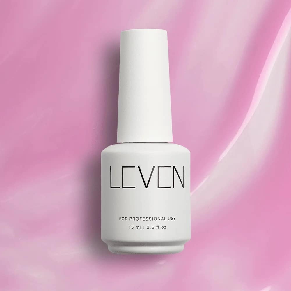 Leven | Ημιμόνιμο ημιδιάφανο βερνίκι 15ml no. S013 Pale Pink
