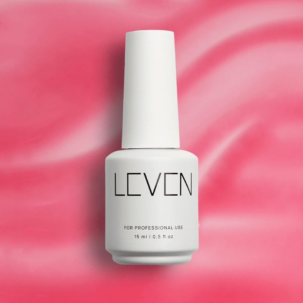 Leven | Ημιμόνιμο ημιδιάφανο βερνίκι 15ml no. S014 Semi Pink