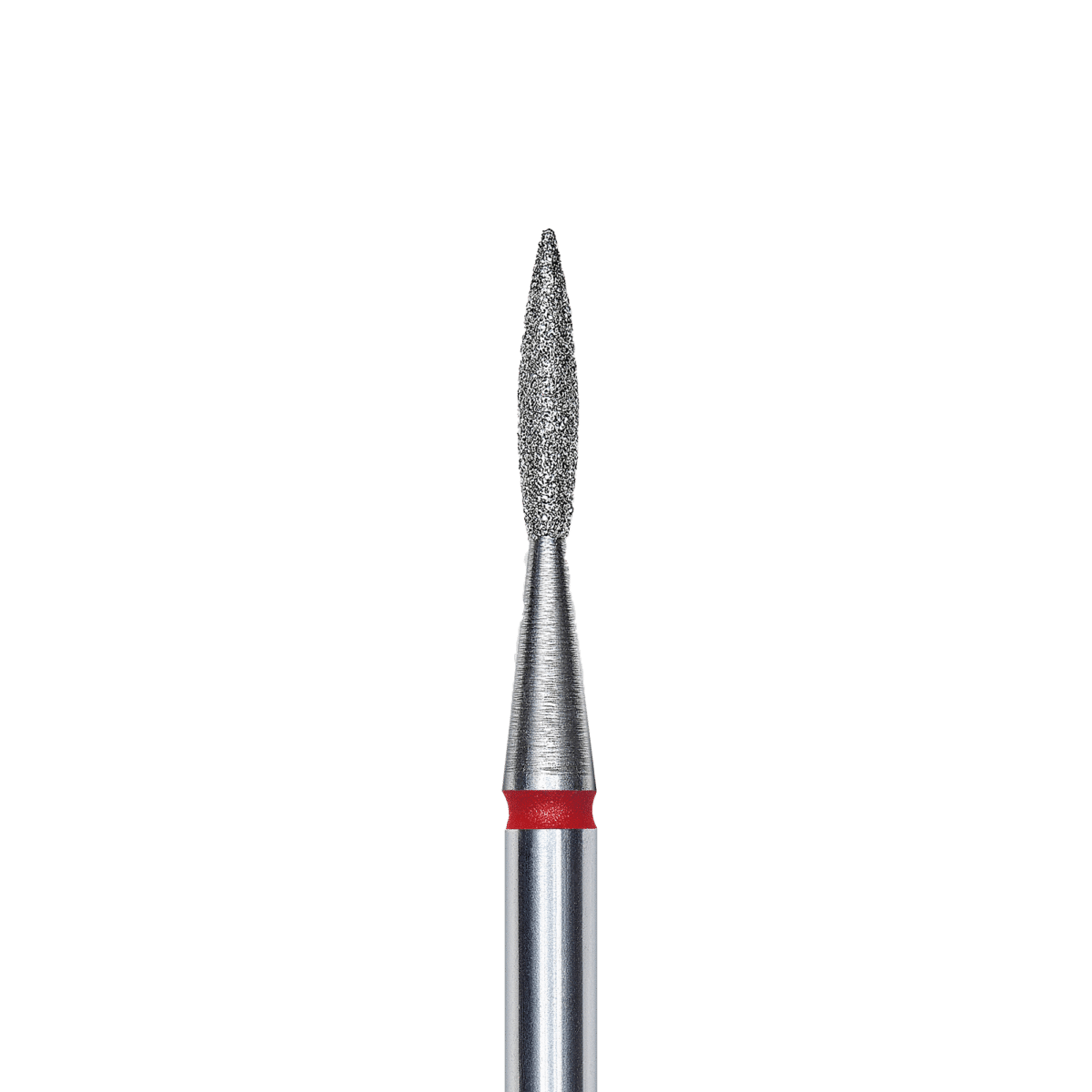 ALEZORI DIAMOND NAIL DRILL BIT POINTED FLAME RED EXPERT HEAD – 1.6MM / 8MM