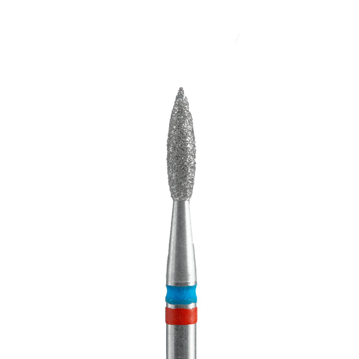ALEZORI DIAMOND NAIL DRILL BIT DUO FLAME RED-BLUE EXPERT HEAD – 2.1MM / 8MM