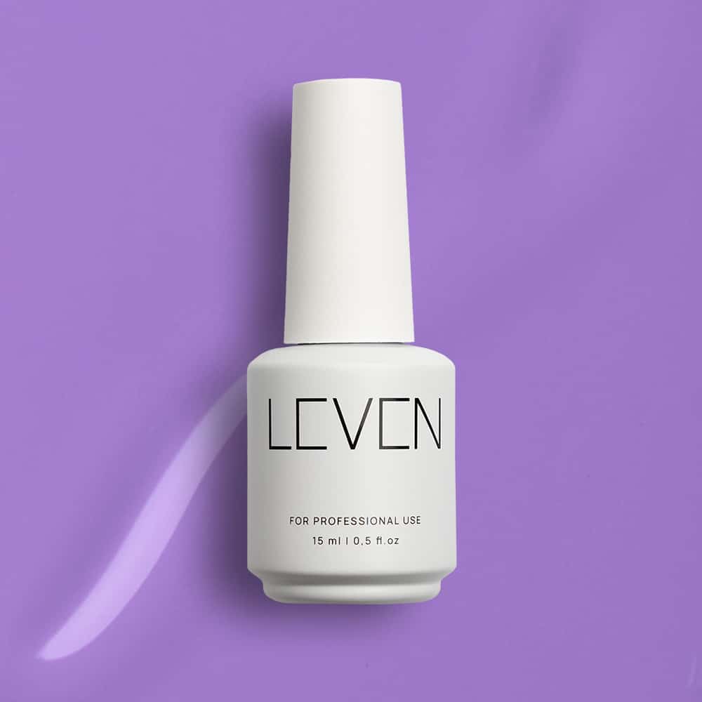 Leven | Ημιμόνιμο βερνίκι 15ml no. 182 Lavender