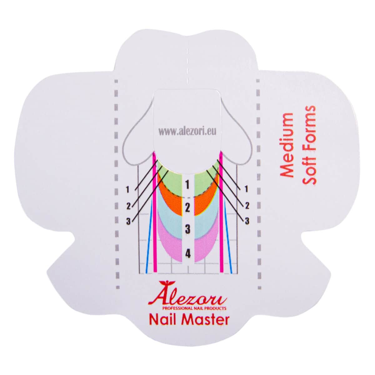 MEDIUM SOFT FORMS NAIL MASTER Alezori (500τεμ.)