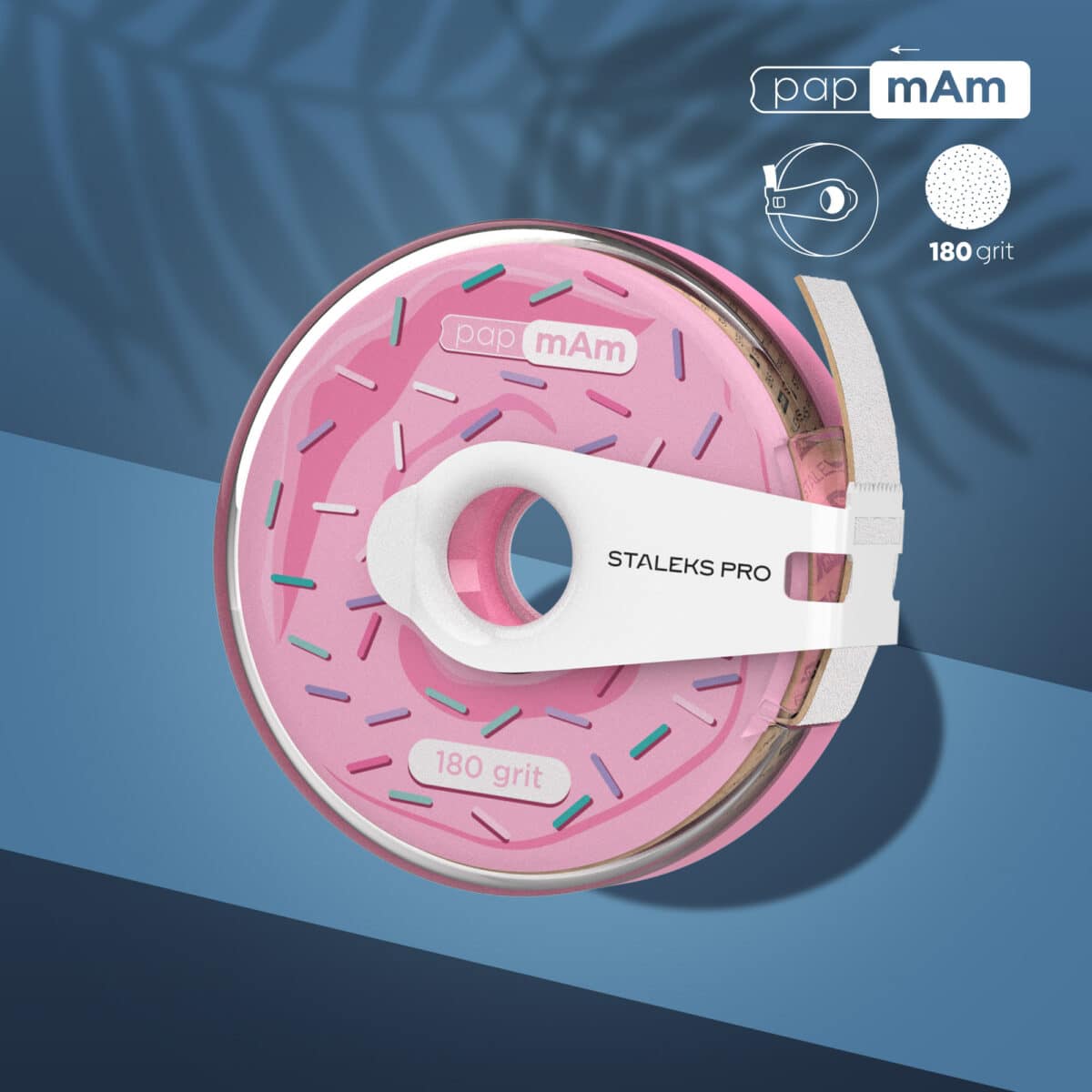 DISPOSABLE WHITE ABRASIVE TAPE