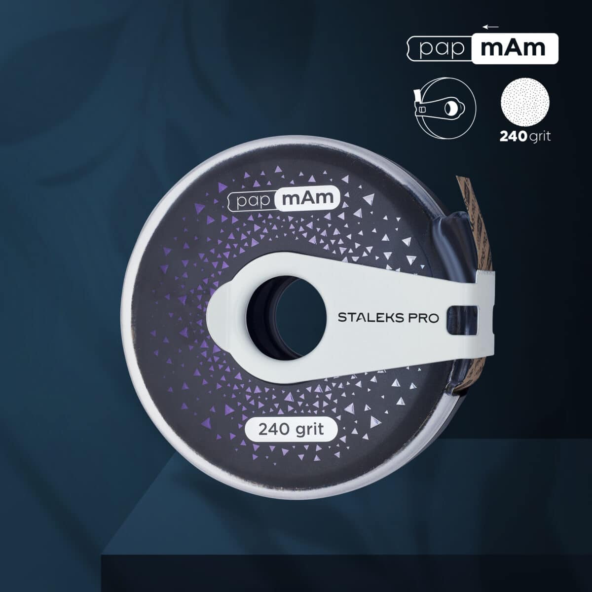DISPOSABLE WHITE ABRASIVE TAPE